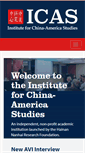 Mobile Screenshot of chinaus-icas.org