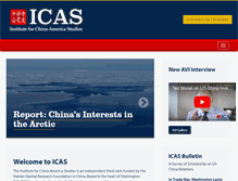 Tablet Screenshot of chinaus-icas.org